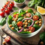 Chickpea and Spinach Salad