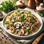 Creamy Vegan Mushroom Stroganoff
