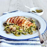 Zucchini Noodles with Grilled Chicken